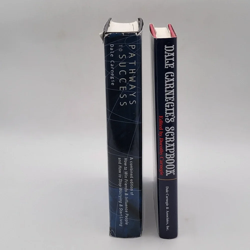 Dale Carnegie Pathways to Success & Scrapbook‎ Hardcover Set Training Ed Good